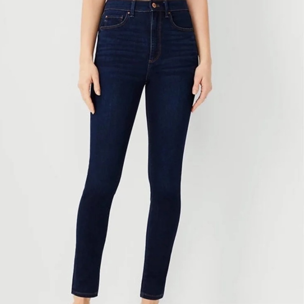 Dark Blue High-Rise Skinny Women Jeans